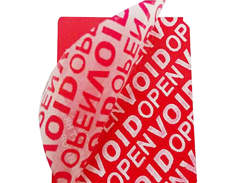low-cost void sticker grab now bulk production