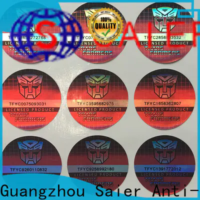 Saier anti counterfeit paper shop now for package