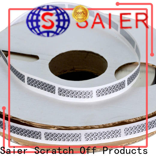 Saier quality gold scratch off stickers grab now for driver's license