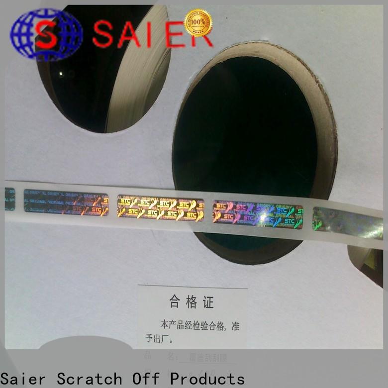 high-tech 1 scratch off stickers directly sale for product package