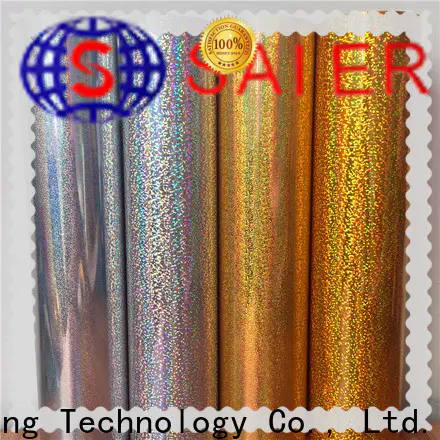 Saier popular hot foil stamping supplies from China