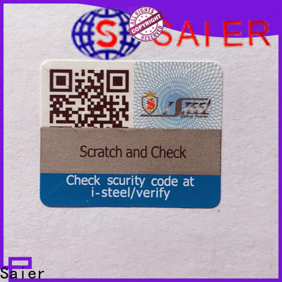 customized anti theft security labels factory for package