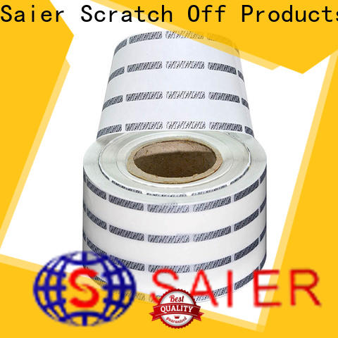 new silver scratch off material factory direct supply for driver's license