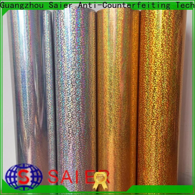 Saier holographic foil with competetive price for glass