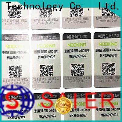 Saier security stickers producer for promotion