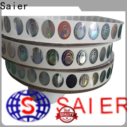 Saier security hologram manufacturer for promotion