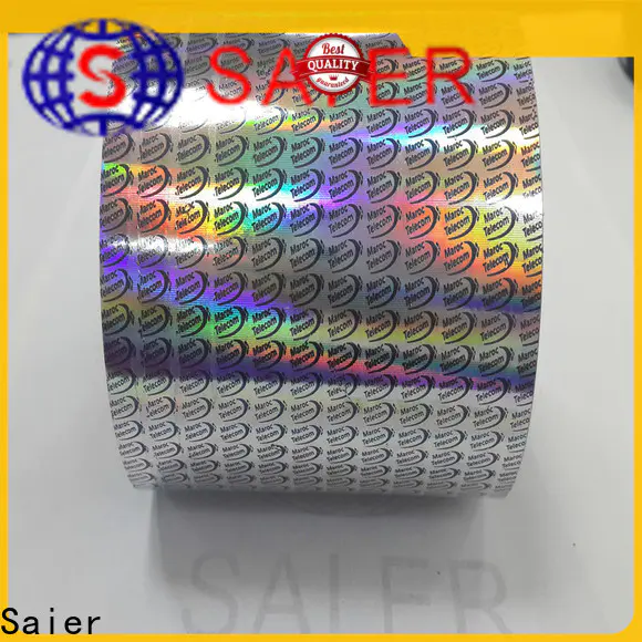Saier heat stamping foil with good price for promotion