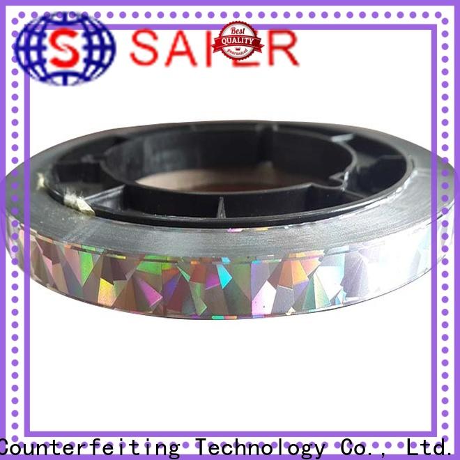 Saier hot foil paper manufacturer for cardboard