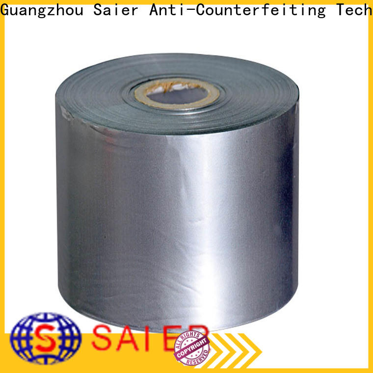 Saier hot stamping foil rolls producer for cash