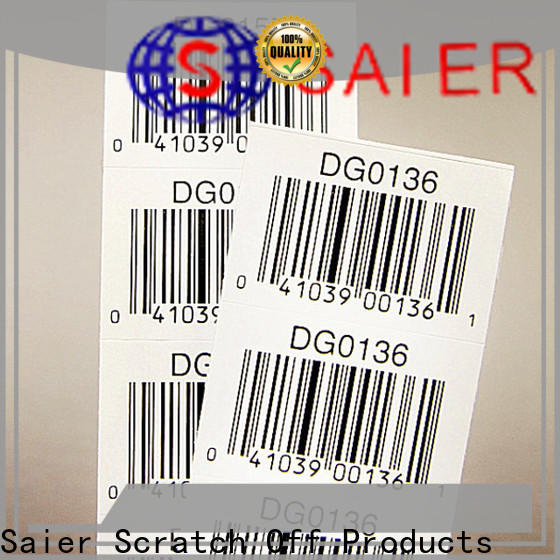 Saier security stickers series for package