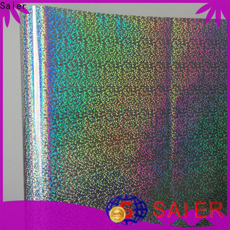 Saier hot stamping foil products directly sale for cloth