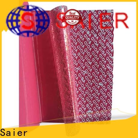 Saier best value void label supplier for product package