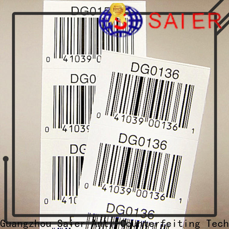 Saier best value anti fake label supplier for product