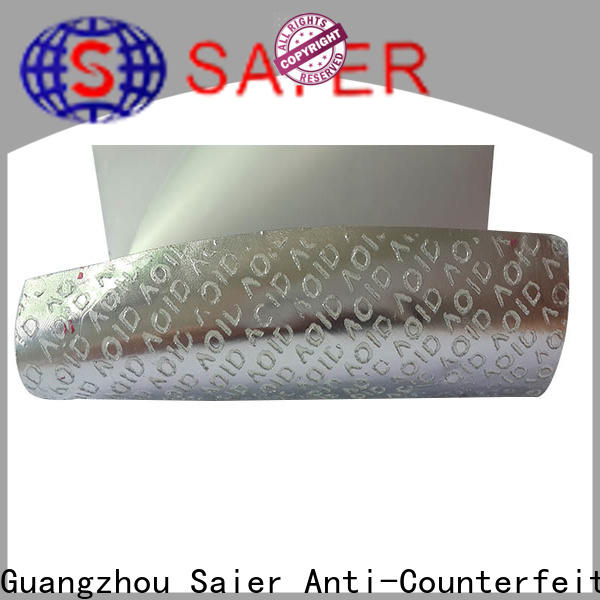 Saier void tape adhesive factory for promotion