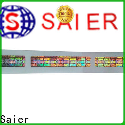 Saier scratch-off label factory price for sale