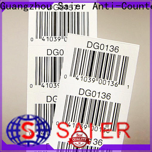 widely-used anti theft security labels producer bulk production