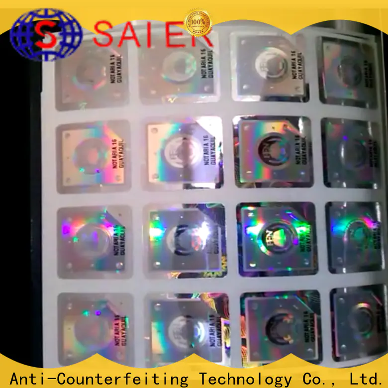 durable tamper proof holograms factory for sale