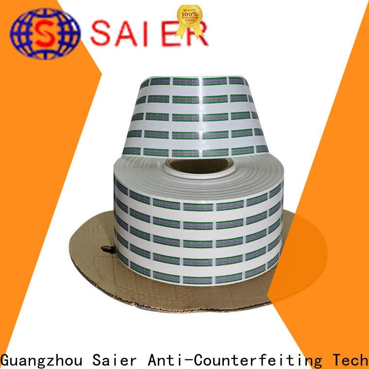 Saier new security void tape with high reputation for product package