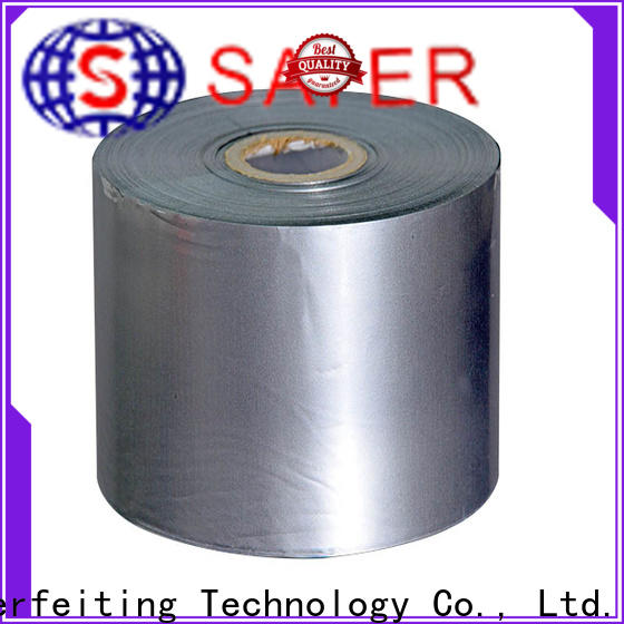 Saier holographic hot stamping foil factory price for glass