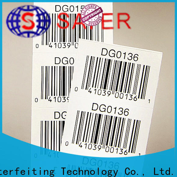 Saier anti counterfeit paper inquire now bulk production