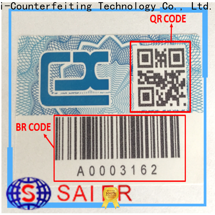 Saier anti theft security labels series bulk production