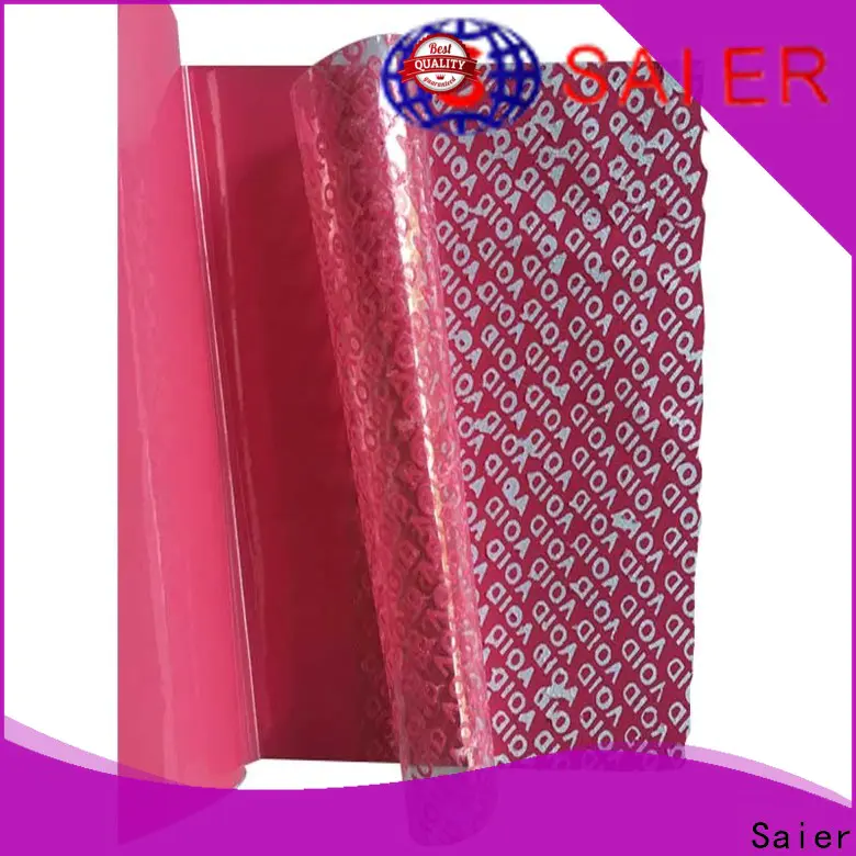 Saier void tape adhesive wholesale for promotion