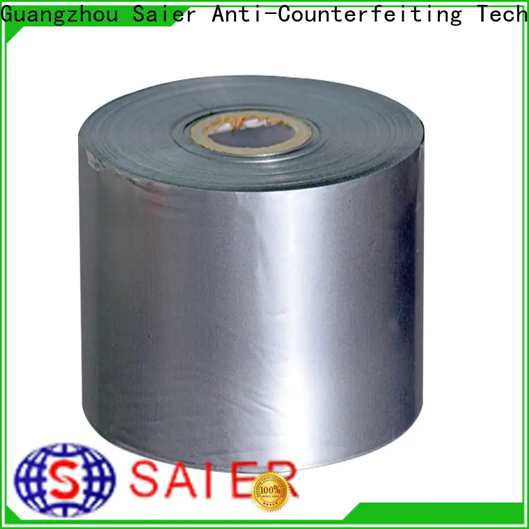 Saier promotional hot foil rolls factory price for metal