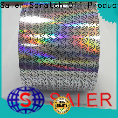 Saier holographic hot stamping foil factory price bulk buy