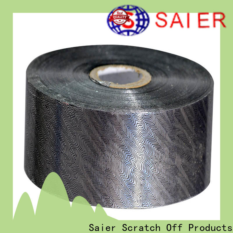 Saier hot stamping material in china for glass