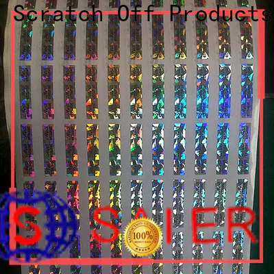 Saier 3d hologram labels manufacturer for ibulk production