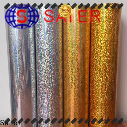 Saier waterproof hot foil stamping paper factory price for cloth