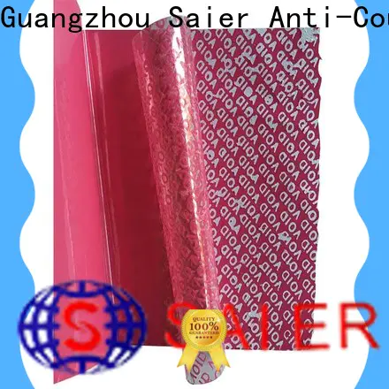 Saier waterproof security void tape from China bulk production