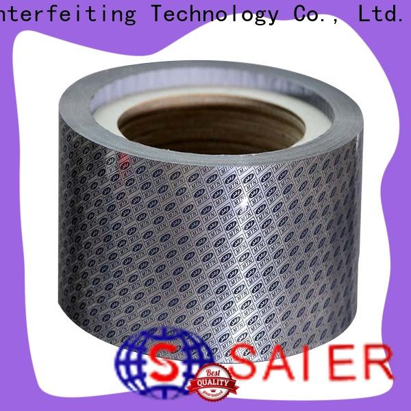 Saier widely-used hot foil rolls in china for cloth