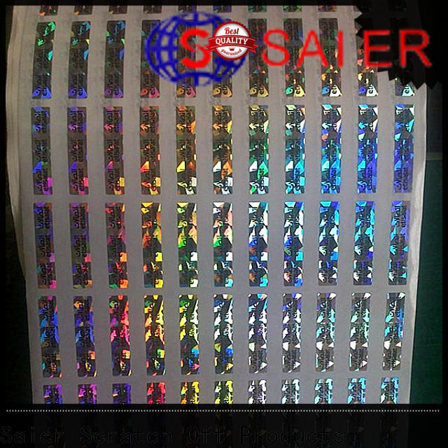 professional security hologram directly sale for cash