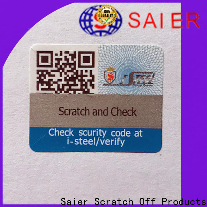 customized high security labels directly sale on sale