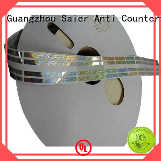 scratch 3d hologram label factory price for id card Saier