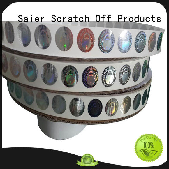 Saier anti counterfeit code factory for promotion