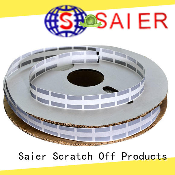 Saier durable round scratch off stickers shop now for credit card