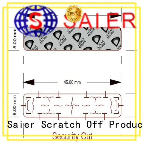 low-cost scratch-off label with good price for driver's license