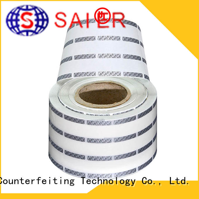 Saier scratch stickers wholesale for credit card