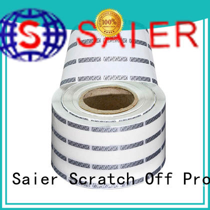 Saier hot selling scratch stickers grab now for promotion