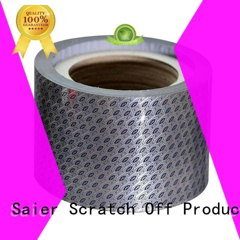 Saier practical hot stamping paper producer for plastic