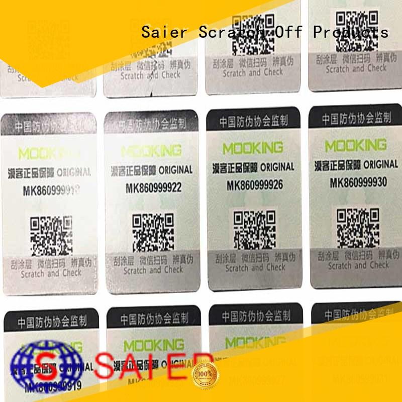 durable high security labels factory price for book