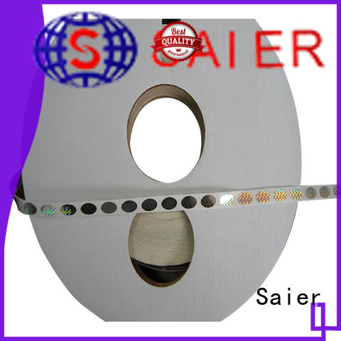 Saier durable holographic label factory bulk buy