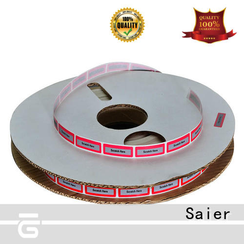 Saier void seal directly sale for product package