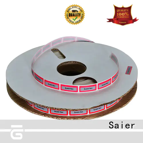 Saier void seal directly sale for product package