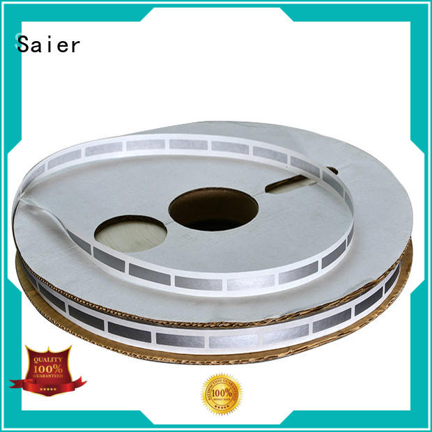 on adhesive Saier Brand adhesive label sticker factory