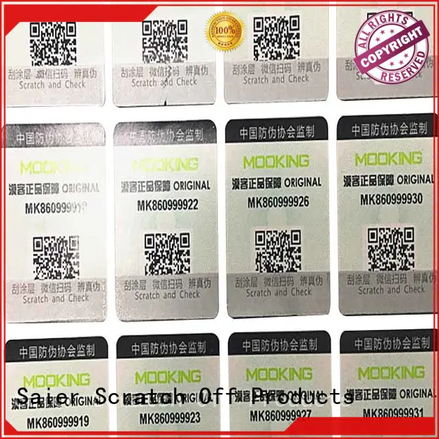 hot selling anti counterfeit label shop now for promotion