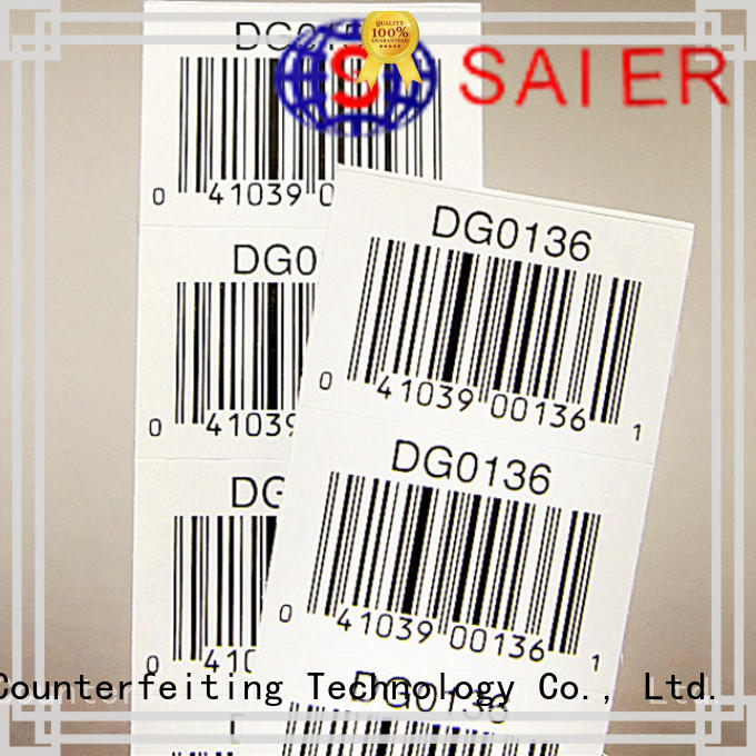 Saier anti-counterfeiting sticker grab now for sale
