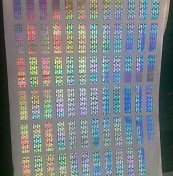 advanced technology hologram scratch off stickers factory price for promotion